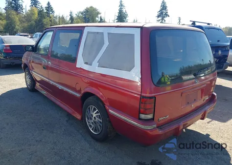 1993 Dodge Grand Caravan Se из США, поврежденный, VIN 1B4GH44R2PX641611